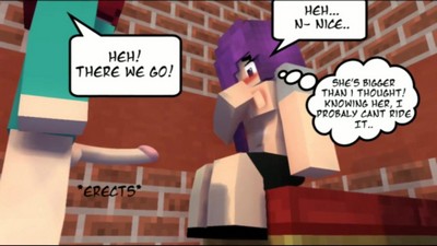 Эротический комикс, вдохновленный игрой Minecraft.