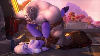 Мощный Орк удовлетворяет свою супругу.